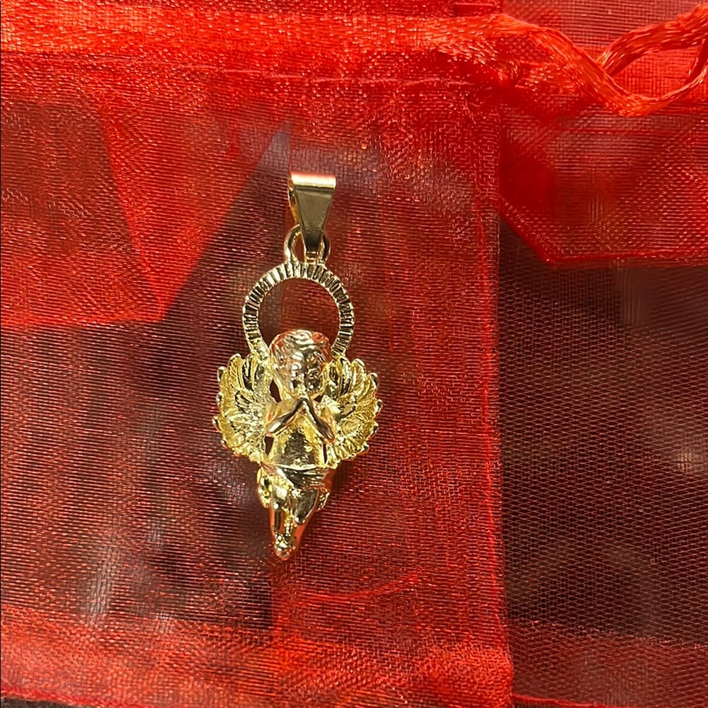 Gold Angel Pendant